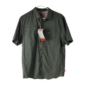 NWT COLEMAN MEN SHORT SLEEVE ADVENTURE OUTDOOR STRETCH SLIM MUSCLE FIT SHIRT M